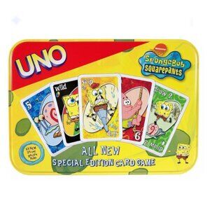 SpongeBob SquarePants UNO Special Edition Card Game in Collectible Tin